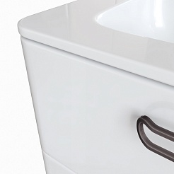 Iddis Тумба с раковиной Brick 60 белая – фотография-6